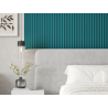 Mexen Strito 01 Strio 01 lamelles murales rainurées 280 x 14,5 cm (2 pcs), turquoise foncé - S120-280-01-312
