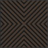 Mexen Linea 01 panneau mural acoustique 60 x 60 cm (4 pièces), feutre 9 mm, placage technique, Chêne Mocca - S110-60607-01-045