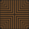 Mexen Linea 02 panneau mural acoustique 60 x 60 cm (4 pièces), feutre 9 mm, placage technique, Chêne Naturel