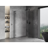 Mexen Mist-H L Duo cabine de douche pivotante droite 70 x 85 cm, transparent, gris canon brossé - 8A5L-070L-085P-66-00