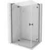 Mexen Mist-H L Duo cabine de douche pivotante gauche 115 x 95 cm, transparent, gris canon brossé - 8A5L-115L-095P-66-00