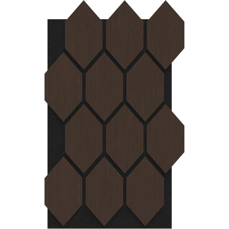 Mexen Lam-B lamelles murales 275 x 30 cm, panneau HDF 4 mm, placage technique, Chêne Sable - S100-275307-3015-001
