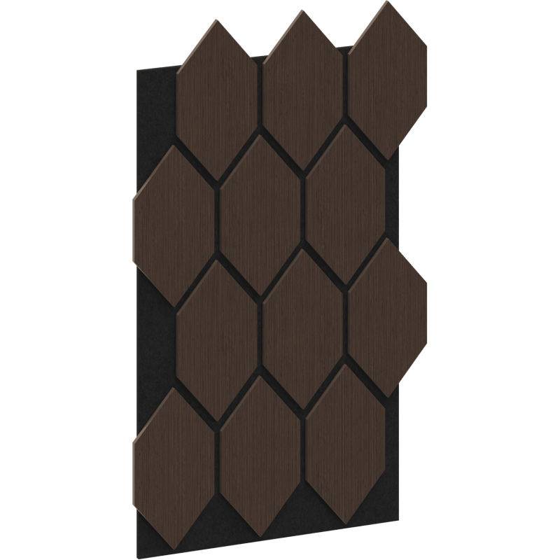 Mexen Lam-B lamelles murales 275 x 30 cm, panneau HDF 4 mm, placage technique, Chêne Sable - S100-275307-3015-001