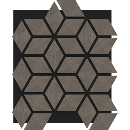 Mexen Lam-B lamelles murales 275 x 30 cm, panneau HDF 4 mm, placage technique, Chêne Sable - S100-275307-3015-001