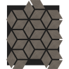 Mexen Form 02 panneau mural acoustique 81 x 66 cm (4 pcs), feutre 9 mm, placage technique, Chêne Gris - S111-81667-02-043