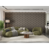 Mexen Lam-B lamelles murales 275 x 30 cm, panneau HDF 4 mm, placage technique, Chêne Sable - S100-275307-3015-001