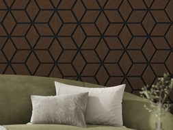 Mexen Lam-B lamelles murales 275 x 30 cm, panneau HDF 4 mm, placage technique, Chêne Sable - S100-275307-3015-001