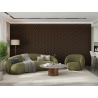 Mexen Lam-B lamelles murales 275 x 30 cm, panneau HDF 4 mm, placage technique, Chêne Sable - S100-275307-3015-001