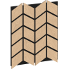 Mexen Lam-B lamelles murales 275 x 30 cm, panneau HDF 4 mm, placage technique, Chêne Sable - S100-275307-3015-001