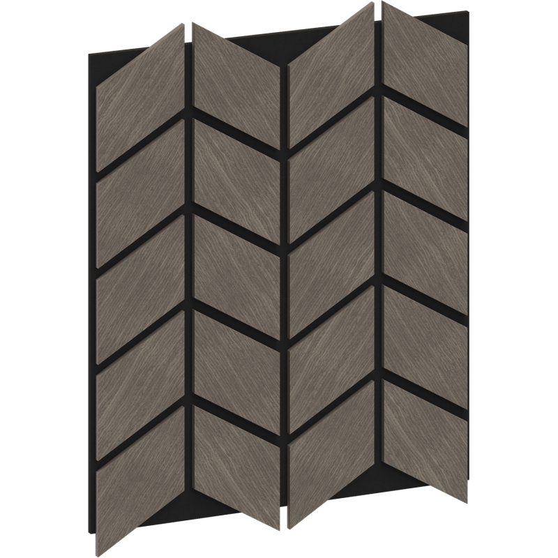 Mexen Lam-B lamelles murales 275 x 30 cm, panneau HDF 4 mm, placage technique, Chêne Sable - S100-275307-3015-001