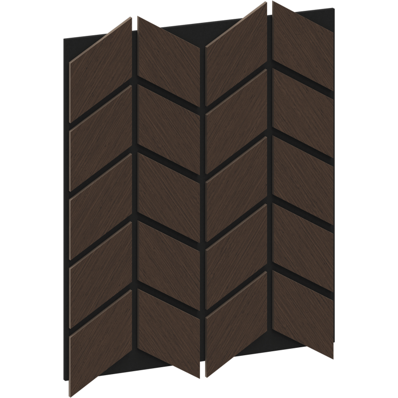 Mexen Lam-B lamelles murales 275 x 30 cm, panneau HDF 4 mm, placage technique, Chêne Sable - S100-275307-3015-001