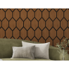 Mexen Lam-B lamelles murales 275 x 30 cm, panneau HDF 4 mm, placage technique, Chêne Sable - S100-275307-3015-001