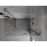 Mexen Mist-H L Cabine de douche duo pivotante droite 115 x 120 cm, transparente, gris ardoise brossé - 8A5L-115L-120P-66-00