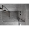 Mexen Mist-H L Cabine de douche Duo battante droite 75 x 80 cm, transparent, gun metal - 8A5L-075L-080P-95-00