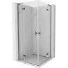 Mexen Mist-H L Cabine de douche pivotante Duo 105 x 105 cm, transparent, métal canon - 8A5L-105L-105P-95-00