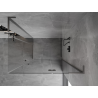 Mexen Mist-H L Cabine de douche Duo à charnière droite 105 x 120 cm, transparent, gun metal - 8A5L-105L-120P-95-00