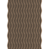 Mexen Lam-SF 01 lamelles murales acoustiques 280 x 30 cm, feutre 9 mm, placage technique, Noyer Foncé - S106-280-01-044