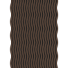 Mexen Lam-SF 01 lamelles murales acoustiques 280 x 30 cm, feutre 9 mm, placage technique, Chêne Mocca - S106-280-01-045