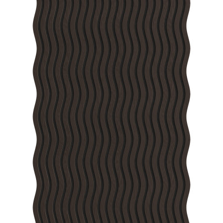 Mexen Lam-SF 01 lames murales acoustiques 280 x 30 cm, feutre 9 mm, placage technique, Chêne Noir - S106-280-01-046