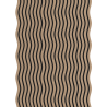 Mexen Lam-SF 01 lamelles murales acoustiques 280 x 30 cm, feutre 9 mm, placage technique, Noix Clair - S106-280-01-047