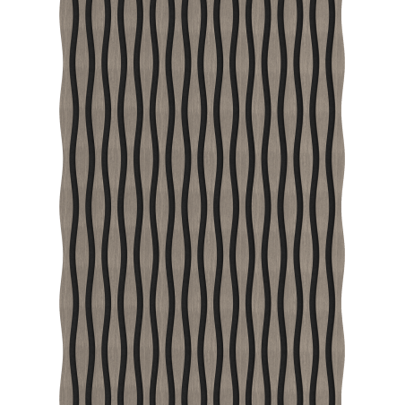 Mexen Lam-SF 01 Lam-SF 26 lamelles murales acoustiques 280 x 30 cm, feutre 9 mm, placage technique, Chêne Gris