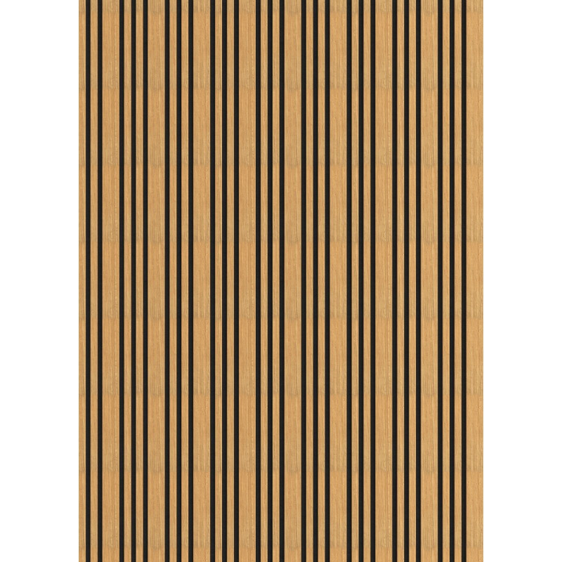 Mexen Lam-F Slim 01 lattes murales acoustiques 280 x 36,5 cm, feutre 9 mm, placage technique, Chêne Classique - S107-280-01-041