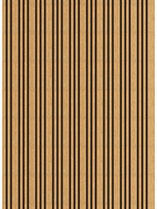 Mexen Lam-F Slim 01 lattes murales acoustiques 280 x 36,5 cm, feutre 9 mm, placage technique, Chêne Classique - S107-280-01-041