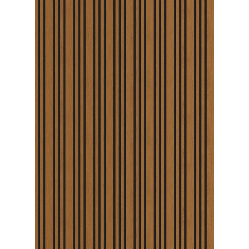 Mexen Lam-F Slim 01 lamelles murales acoustiques 280 x 36,5 cm, feutre 9 mm, placage technique, Chêne Naturel - S107-280-01-042