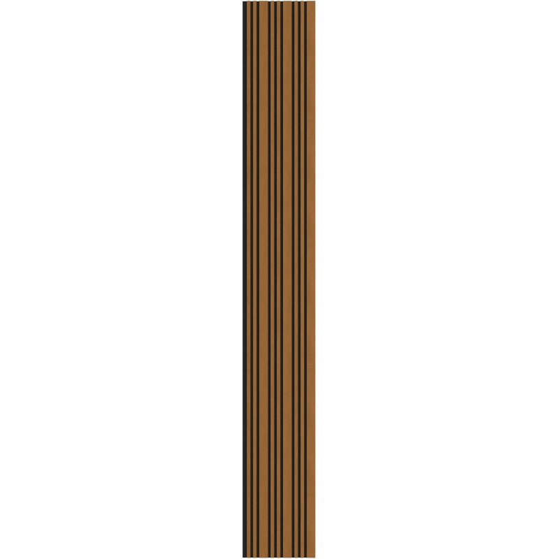 Mexen Lam-F Slim 01 lamelles murales acoustiques 280 x 36,5 cm, feutre 9 mm, placage technique, Chêne Naturel - S107-280-01-042