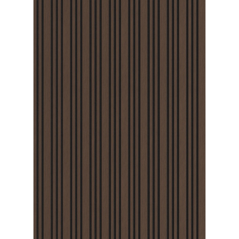 Mexen Lam-F Slim 01 lamelles murales acoustiques 280 x 36,5 cm, feutre 9 mm, placage technique, Chêne Mocca - S107-280-01-045