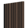 Mexen Lam-F Slim 01 lamelles murales acoustiques 280 x 36,5 cm, feutre 9 mm, placage technique, Chêne Mocca - S107-280-01-045