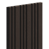 Mexen Lam-F Slim 01 panneaux muraux acoustiques 280 x 36,5 cm, feutre 9 mm, placage technique, Chêne Noir - S107-280-01-046