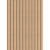 Mexen Lam-F Nano 01 lamelles murales acoustiques 280 x 32,4 cm, feutre 9 mm, placage technique, Chêne blanchi - S108-280-01-040