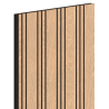 Mexen Lam-F Nano 01 lamelles murales acoustiques 280 x 32,4 cm, feutre 9 mm, placage technique, Chêne blanchi - S108-280-01-040
