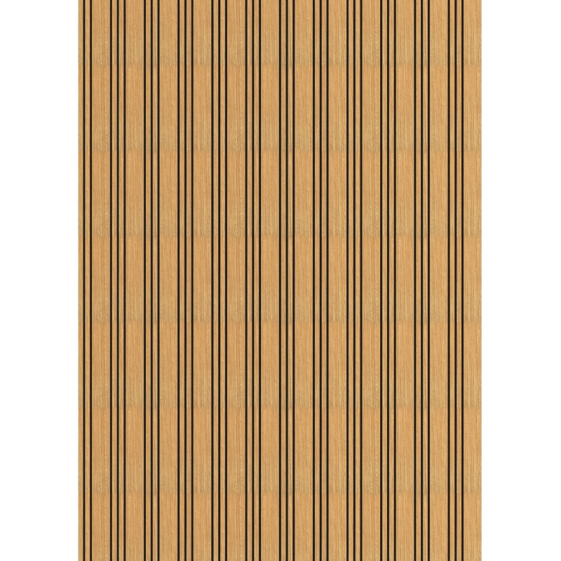 Mexen Lam-F Nano 01 lames murales acoustiques 280 x 32,4 cm, feutre 9 mm, placage technique, Chêne Classique - S108-280-01-041