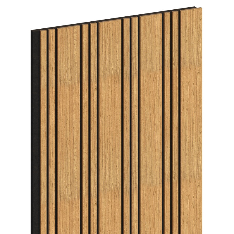 Mexen Lam-F Nano 01 lames murales acoustiques 280 x 32,4 cm, feutre 9 mm, placage technique, Chêne Classique - S108-280-01-041