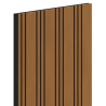 Mexen Lam-F Nano 01 panneaux muraux acoustiques 280 x 32,4 cm, feutre 9 mm, placage technique, Chêne Naturel - S108-280-01-042