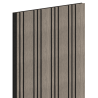 Mexen Lam-F Nano 01 lamelles murales acoustiques 280 x 32,4 cm, feutre 9 mm, placage technique, Chêne Gris - S108-280-01-043