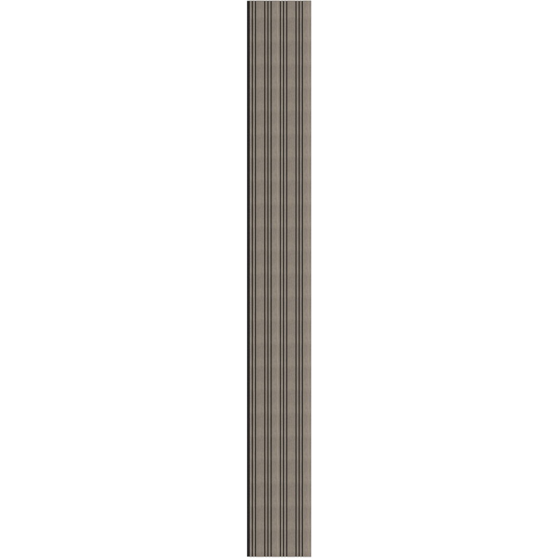 Mexen Lam-F Nano 01 lamelles murales acoustiques 280 x 32,4 cm, feutre 9 mm, placage technique, Chêne Gris - S108-280-01-043