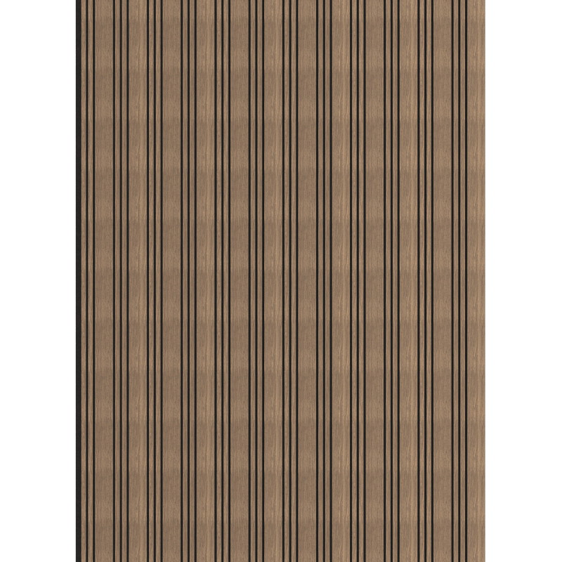 Mexen Lam-F Nano 01 lames murales acoustiques 280 x 32,4 cm, feutre 9 mm, placage technique, Noyer Foncé - S108-280-01-044