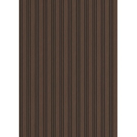 Mexen Lam-F Nano 01 lamelles murales acoustiques 280 x 32,4 cm, feutre 9 mm, placage technique, Chêne Mocca - S108-280-01-045