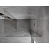 Mexen Mist-H L Duo cabine de douche pivotante droite 105 x 120 cm, transparent, nickel brossé - 8A5L-105L-120P-97-00