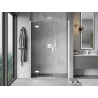 Mexen Mist-H porte de douche pivotante gauche 140 cm, transparent, blanc - 8A5-140-001-20-00-L