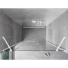 Mexen Mist-H porte de douche pivotante gauche 145 cm, transparent, blanc - 8A5-145-001-20-00-L