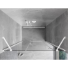 Mexen Mist-H porte de douche pivotante droite 145 cm, transparent, blanc - 8A5-145-001-20-00-P