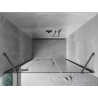 Mexen Mist-H porte de douche pivotante gauche 120 cm, transparent, gris canon brossé - 8A5-120-001-66-00-L