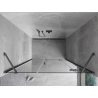 Mexen Mist-H porte de douche pivotante droite 150 cm, transparente, gris canon brossé - 8A5-150-001-66-00-P