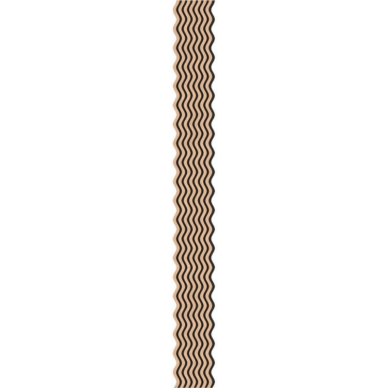 Mexen Lam-SF 02 lames murales acoustiques 280 x 30 cm, feutre 9 mm, placage technique, Chêne blanchi - S106-280-02-040
