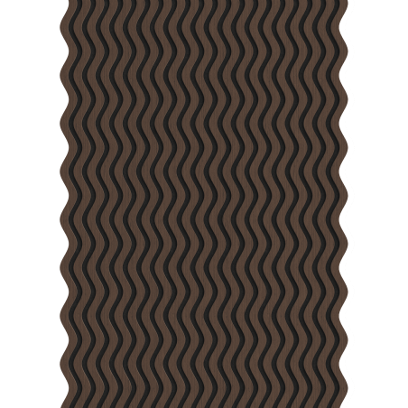 Mexen Lam-SF 02 lames murales acoustiques 280 x 30 cm, feutre 9 mm, placage technique, Chêne Mocca - S106-280-02-045
