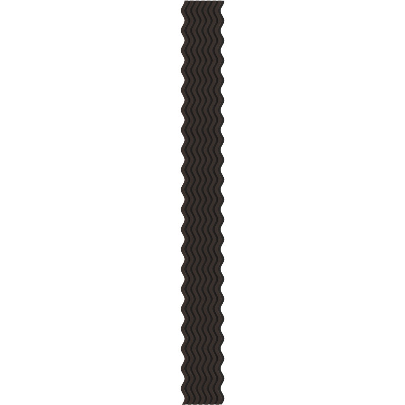 Mexen Lam-SF 02 lames murales acoustiques 280 x 30 cm, feutre 9 mm, placage technique, Chêne Noir - S106-280-02-046